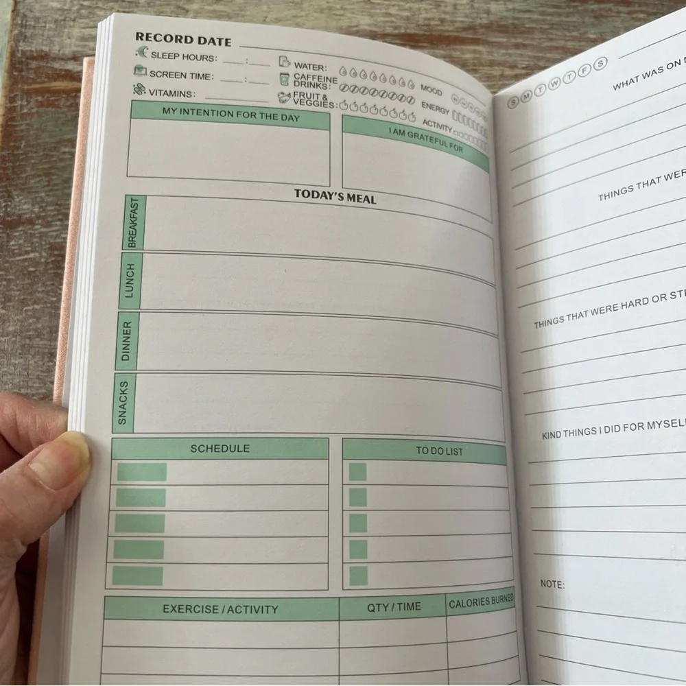 The Mental Health Journal by 5 Minutes a Day Pink NEW